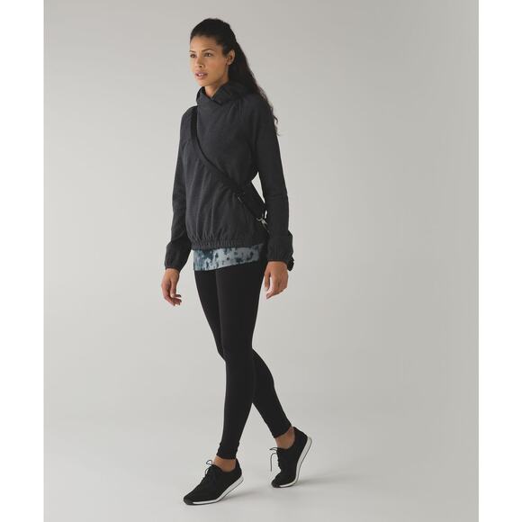Lululemon After All Pullover in Heathered Black Size 6 - Picture 2 of 8